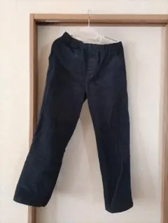 無印良品　コーデュロイパンツ　ネイビー