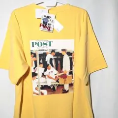 新品 Tシャツ L サタデーイブニングポスト 1957年3月2日号 レイジブルーのサムネイル
