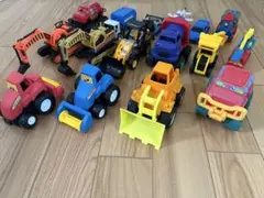おもちゃの車いろいろ 働く車 乗り物まとめ売りのサムネイル