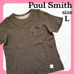 Paul Smith レディース 起毛 半袖 Tシャツ L ブラウンのサムネイル