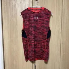 UNDER ARMOUR ノースリーブ XXL レッド ブラックのサムネイル