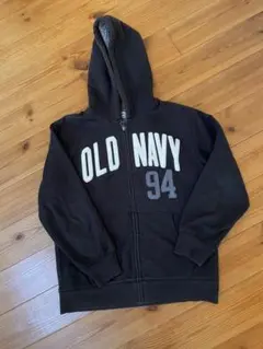 OLD NAVY フルジップパーカー ブラック　140