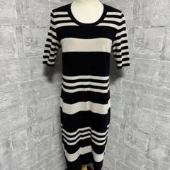 BURBERRY LONDON ニットボーダーワンピース