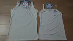 【新品タグ付】ホワイト タンクトップ シルキーエア 接触冷感 LL