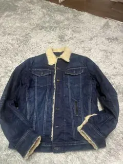 DIESEL ボア付きデニムジャケット