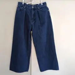 coen ワイドデニムパンツ インディゴ サイズLARGEのサムネイル