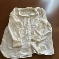 コムサイズム、アイボリー長袖シャツ サイズ