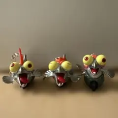 魚のキャラクターキーホルダー3個セット