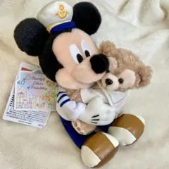 東京ディズニーシー ダッフィー ミッキー 20周年 ぬいぐるみバッジ