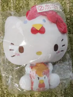 ハローキティ　からあげクン　キティちゃん　ぬいぐるみ　当りくじ　ローソン