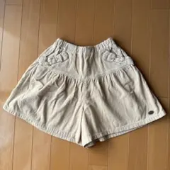 3can4on キッズ　キュロット 140 コーデュロイ ベージュ 女の子