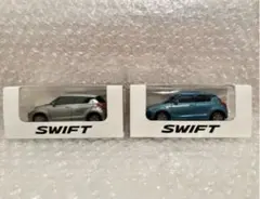 スズキ　スイフト　SWIFTプルバックカー　ミニカー　4台フルセット　色見本 スズキ スイフト SWIFTプルバックカー ミニカー 4台フルセット 色見本