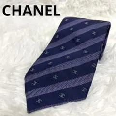 極美品 CHANEL ネクタイ ココマーク 花柄 フラワー イタリア製 ピンク