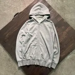 7AS1【UNIQLO】00‘s プルジップパーカー　スウェット　古着used