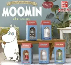 MOOMINムーミン ミニチュアパッケージコレクション 全５種　コンプリート