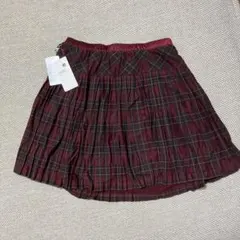 アース ミュージック&エコロジー　チェックプリーツスカート