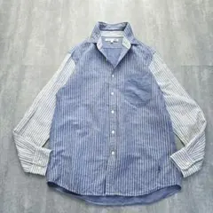 JW Anderson UNIQLO ストライプシャツ L 切替デザイン 長袖