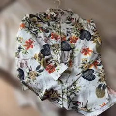ZOCIYA綿麻ボタニカルシャツ タグ付きのサムネイル