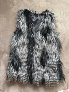 H&M ロングファーコート EUR 34