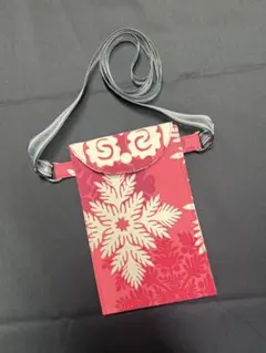 花柄スマホショルダーバッグ ポシェット ハンドメイド