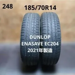 185/60R15夏タイヤ2本 ダンロップENASAVE EC204 24年製造 - メルカリ