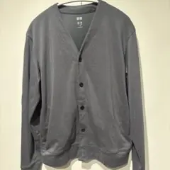 ユニクロ　エアリズム　コットン　ガーディガン　グレー　M