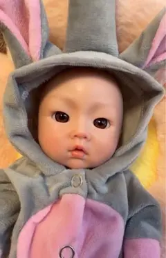 訳あり★新品★リボーンドールフルシリコン日本人顔ベビーちゃん男の子 28cm