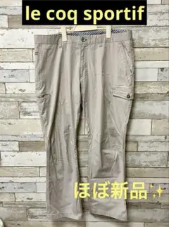 【ほぼ新品】le coq sportifルコックスポルティフ ゴルフパンツメンズ
