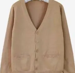 STARRYAGE ベージュ カーディガン Lサイズ　学生