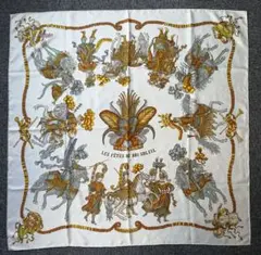 エルメス　HERMES　スカーフ　カレ90　太陽王の祝典