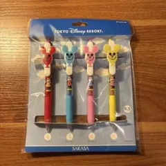 ディズニーキャラクター ボールペン 4本セット