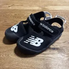 ニューバランス キッズサンダル 黒 18cm YOCRSRBK 美品