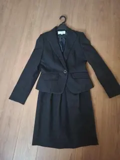 エスプリミュール ブラック ラメ テーラードスーツ セット 上11号下9号