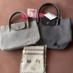 KAHLDI2026 猫の日バッグ2点&ポーチ