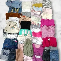 子供服まとめ売り　大容量　お買い得　オールシーズン　ベビー服　女の子　42着
