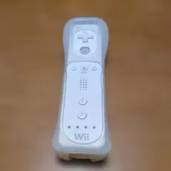 ③動作品 任天堂 純正品 Wiiリモコン カバー付き