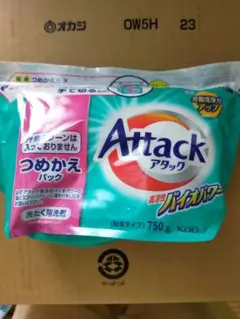 アタック　Attack 粉末洗剤 750g　洗濯洗剤のサムネイル