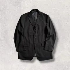 90s Calvin Klein ストライプ テーラードジャケット カナダ製