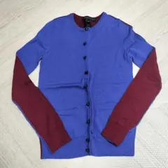 MARC BY MARC JACOBS ウール100％ カーディガン XS 配色