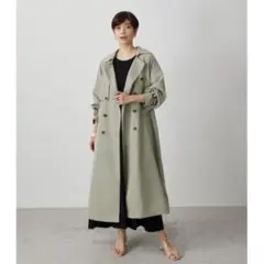 AZUL BY MOUSSY トレンチコート S カーキ　スプリングコート