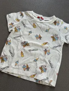 TOM and JERRY アイスクリーム柄 Tシャツ 90cmのサムネイル