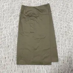 DES PRÉS カーキ タイトスカート　ロングスカートのサムネイル