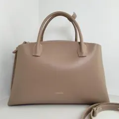 イアクッチ ベルーラ 2way ハンドバッグ ショルダー レザー ベージュのサムネイル