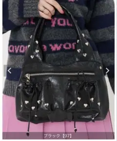 tina jojun ハートスタッズ バッグ