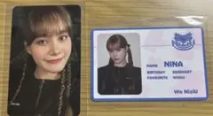 niziu press play limited トレカ グッズ ニナセット