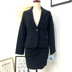 新品 未使用 2点セット スーツ ブラック 黒 フォーマル スカートタイプ