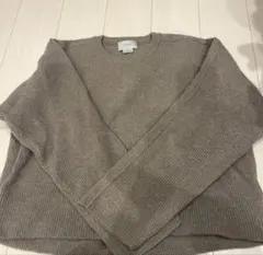 7G Alpaca Wool Cardigan Rib Stitch Knit