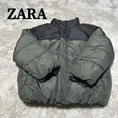 ZARA ジャケット オリーブグリーン×ブラック　140