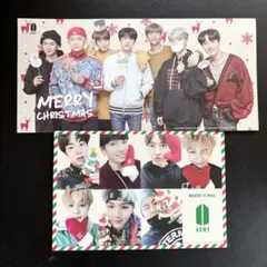 BTS クリスマスカード ポストカード 2枚セット 公式
