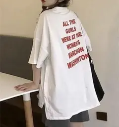 スリット Tシャツ